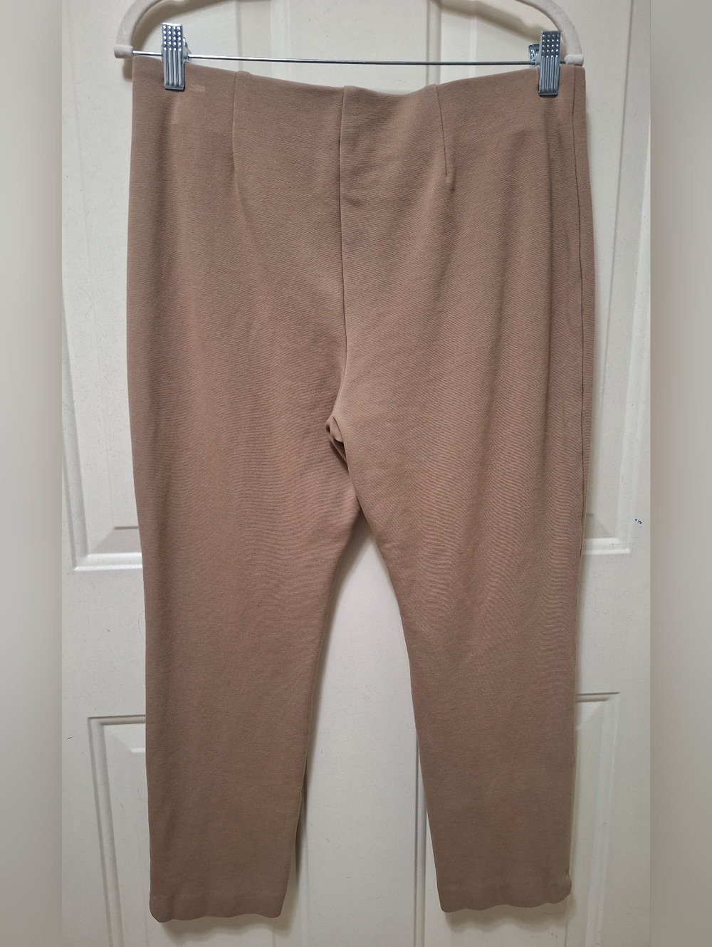 Chico's Slimming Pull On Ankle Office Pants In Taupe, 8 Petite - Picture 4 of 5